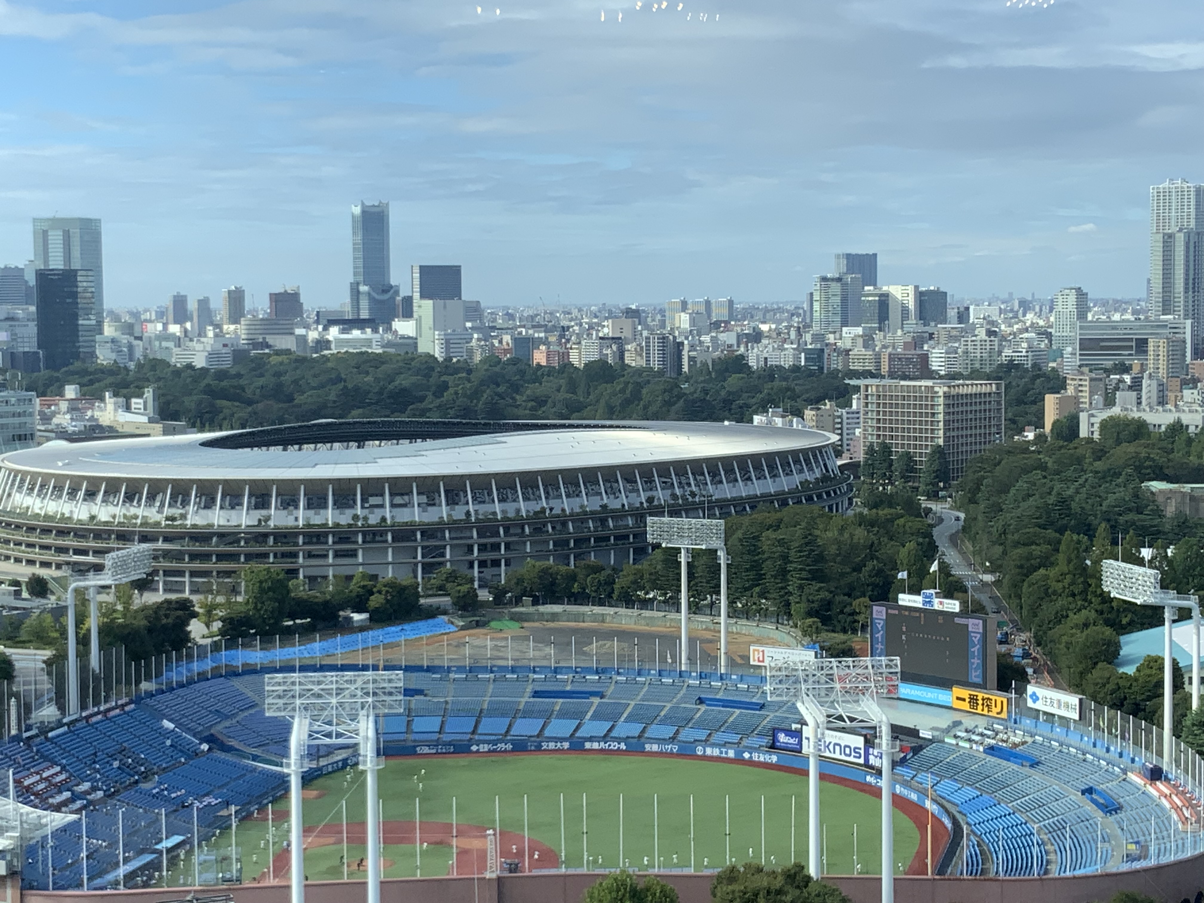 執務フロアから見える景色